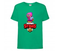 Футболка детская Brawl Stars Tara (Бравл Старс Тара) зеленая 104 см Футболка детская Brawl Stars Tara (Бравл Старс Тара) зеленая 104 см