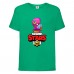 Футболка детская Brawl Stars Tara (Бравл Старс Тара) зеленая 128 см