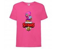Футболка детская Brawl Stars Tara (Бравл Старс Тара) малиновая 104 см Футболка детская Brawl Stars Tara (Бравл Старс Тара) малиновая 104 см