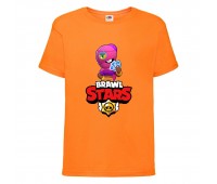 Футболка детская Brawl Stars Tara (Бравл Старс Тара) оранжевая 104 см Футболка детская Brawl Stars Tara (Бравл Старс Тара) оранжевая 104 см