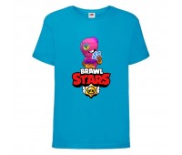 Футболка детская Brawl Stars Tara (Бравл Старс Тара) синяя 104 см Футболка детская Brawl Stars Tara (Бравл Старс Тара) синяя 104 см