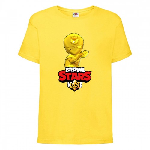 Футболка детская Brawl Stars Tara Gold (Бравл Старс Тара Золотая) желтая 128 см Футболка детская Brawl Stars Tara Gold (Бравл Старс Тара Золотая) желтая 128 см