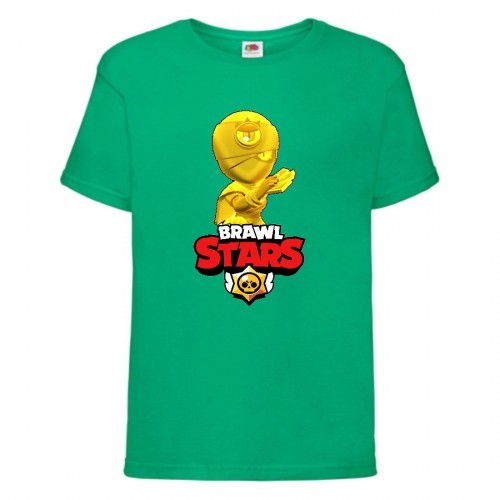 Футболка детская Brawl Stars Tara Gold (Бравл Старс Тара Золотая) зеленая 152 см Футболка детская Brawl Stars Tara Gold (Бравл Старс Тара Золотая) зеленая 152 см