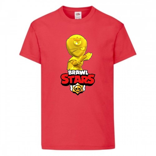 Футболка детская Brawl Stars Tara Gold (Бравл Старс Тара Золотая) красная 128 см Футболка детская Brawl Stars Tara Gold (Бравл Старс Тара Золотая) красная 128 см