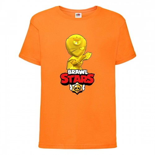Футболка детская Brawl Stars Tara Gold (Бравл Старс Тара Золотая) оранжевая 152 см Футболка детская Brawl Stars Tara Gold (Бравл Старс Тара Золотая) оранжевая 152 см