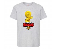 Футболка детская Brawl Stars Tara Gold (Бравл Старс Тара Золотая) серая 104 см Футболка детская Brawl Stars Tara Gold (Бравл Старс Тара Золотая) серая 104 см