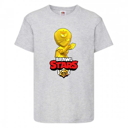 Футболка детская Brawl Stars Tara Gold (Бравл Старс Тара Золотая) серая 140 см Футболка детская Brawl Stars Tara Gold (Бравл Старс Тара Золотая) серая 140 см