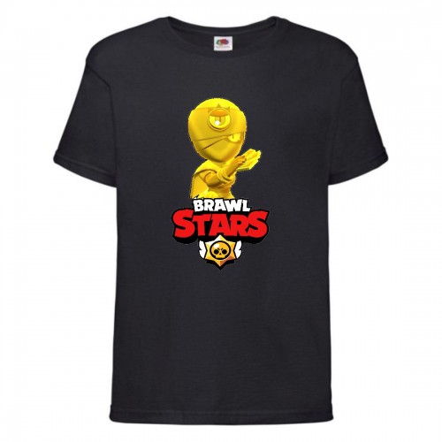 Футболка детская Brawl Stars Tara Gold (Бравл Старс Тара Золотая) черная 152 см Футболка детская Brawl Stars Tara Gold (Бравл Старс Тара Золотая) черная 152 см