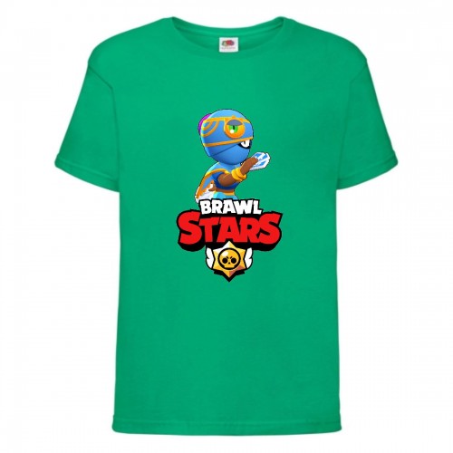 Футболка детская Brawl Stars Tara Indigo (Бравл Старс Тара Индиго) зеленая 152 см Футболка детская Brawl Stars Tara Indigo (Бравл Старс Тара Индиго) зеленая 152 см