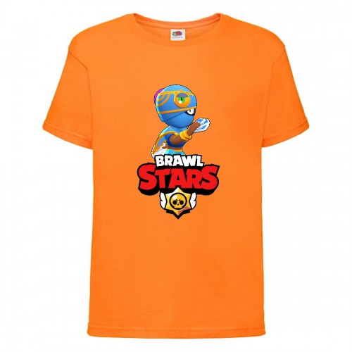 Футболка детская Brawl Stars Tara Indigo (Бравл Старс Тара Индиго) оранжевая 152 см Футболка детская Brawl Stars Tara Indigo (Бравл Старс Тара Индиго) оранжевая 152 см