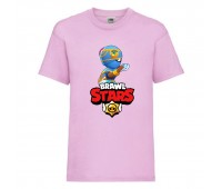 Футболка детская Brawl Stars Tara Indigo (Бравл Старс Тара Индиго) розовая 104 см Футболка детская Brawl Stars Tara Indigo (Бравл Старс Тара Индиго) розовая 104 см