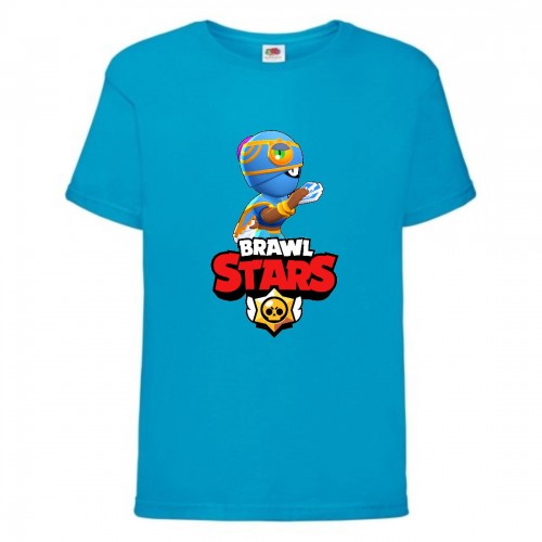 Футболка детская Brawl Stars Tara Indigo (Бравл Старс Тара Индиго) синяя 104 см Футболка детская Brawl Stars Tara Indigo (Бравл Старс Тара Индиго) синяя 104 см