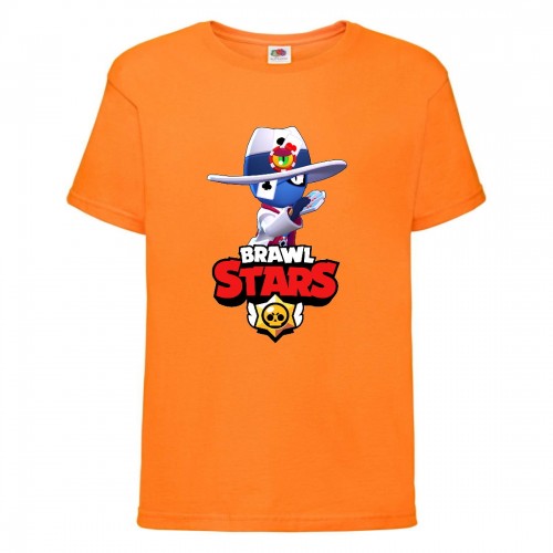 Футболка детская Brawl Stars Tara Misfortune (Бравл Старс Тара Бедовая) оранжевая 152 см Футболка детская Brawl Stars Tara Misfortune (Бравл Старс Тара Бедовая) оранжевая 152 см
