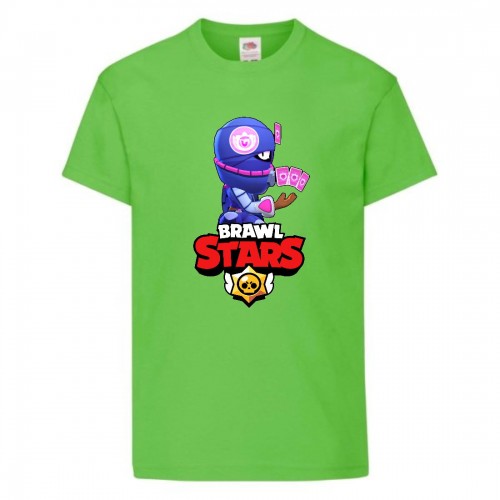 Футболка детская Brawl Stars Tara Ninja (Бравл Старс Тара Ниндзя) светлозеленая 152 см Футболка детская Brawl Stars Tara Ninja (Бравл Старс Тара Ниндзя) светлозеленая 152 см