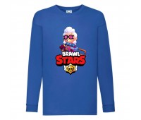 Лонгслив реглан Brawl Stars Belle (Бравл Старс Бэлль) синяя (BRST blu) 104 см