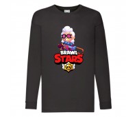 Лонгслив реглан Brawl Stars Belle (Бравл Старс Бэлль) черная (BRST blc) 104 см