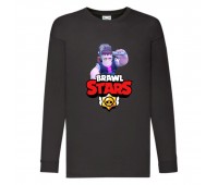 Лонгслив реглан Brawl Stars Frank (Бравл Старс Фрэнк) черная (BRST blc) 104 см