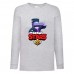 Лонгслив реглан Brawl Stars Frank Dj (Бравл Старс Фрэнк Диджей) серая (BRST gry) 104 см