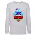 Лонгслив реглан Brawl Stars Squeak (Бравл Старс Скуик) серая (BRST gry) 128 см