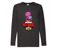 Лонгслив реглан Brawl Stars Tara (Бравл Старс Тара) черная (BRST blc) 104 см