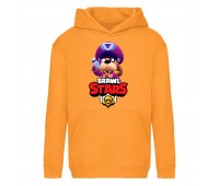 Худи детская Brawl Stars Colonel Ruffs (Бравл Старс Генерал Гавс) оранжевая (BRS orn) 116 см