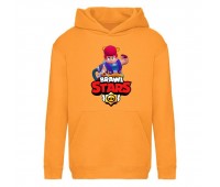 Худи детская Brawl Stars Pam (Бравл Старс Пэм) оранжевая (BRS orn) 116 см