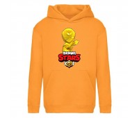 Худи детская Brawl Stars Tara Gold (Бравл Старс Тара Золотая) оранжевая (BRS orn) 116 см