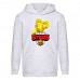 Худи детская Brawl Stars Frank Gold (Бравл Старс Фрэнк Золотой) серая (BRS gry) 128 см