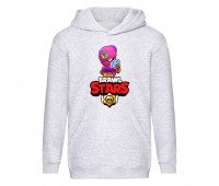 Худи детская Brawl Stars Tara (Бравл Старс Тара) серая (BRS gry) 116 см
