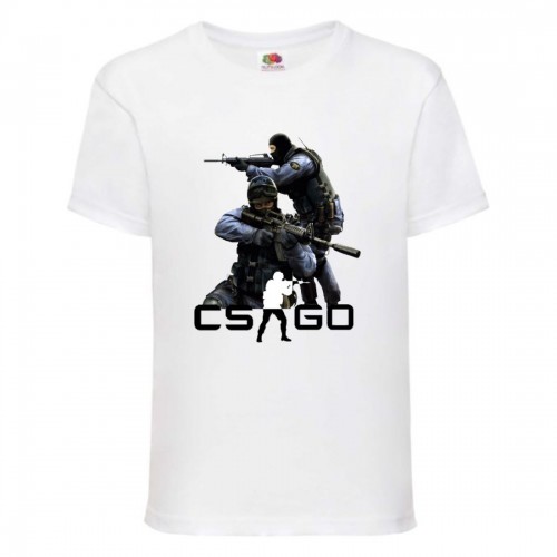 Футболка детская Контр Страйк 0018 (CS GO) белая (CSG wh 0018) 152 см Футболка детская Контр Страйк 0018 (CS GO) белая (CSG wh 0018) 152 см