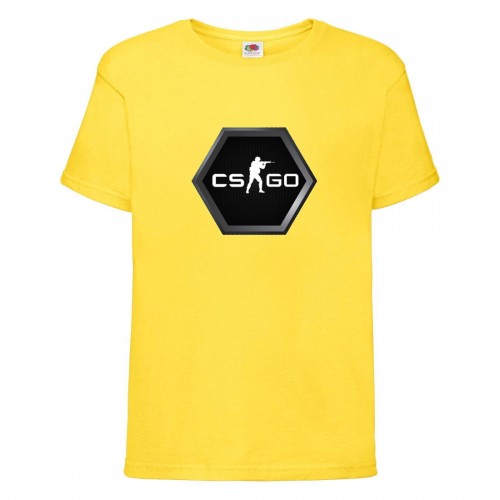 Футболка детская Контр Страйк 008 (CS GO) желтая (CSG yel 008) 152 см Футболка детская Контр Страйк 008 (CS GO) желтая (CSG yel 008) 152 см