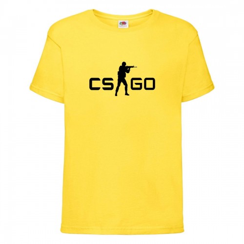 Футболка детская Контр Страйк 0014 (CS GO) желтая (CSG yel 0014) 140 см Футболка детская Контр Страйк 0014 (CS GO) желтая (CSG yel 0014) 140 см