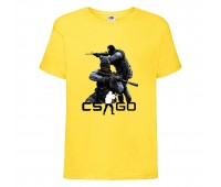Футболка детская Контр Страйк 0018 (CS GO) желтая (CSG yel 0018) 116 см Футболка детская Контр Страйк 0018 (CS GO) желтая (CSG yel 0018) 116 см