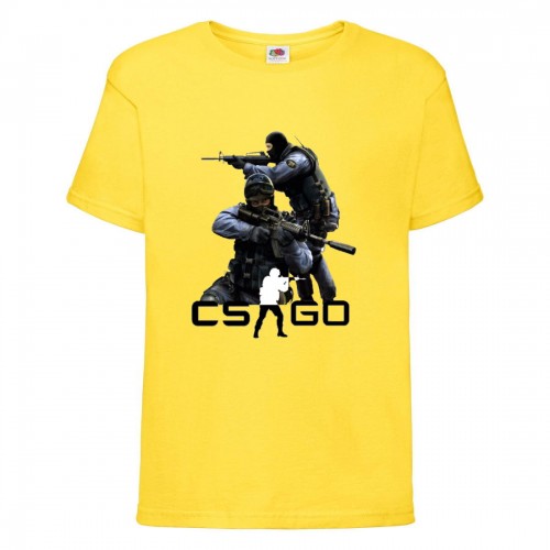 Футболка детская Контр Страйк 0018 (CS GO) желтая (CSG yel 0018) 128 см Футболка детская Контр Страйк 0018 (CS GO) желтая (CSG yel 0018) 128 см