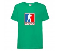 Футболка детская Контр Страйк 005 (CS GO) зеленая (CSG grn 005) 116 см Футболка детская Контр Страйк 005 (CS GO) зеленая (CSG grn 005) 116 см