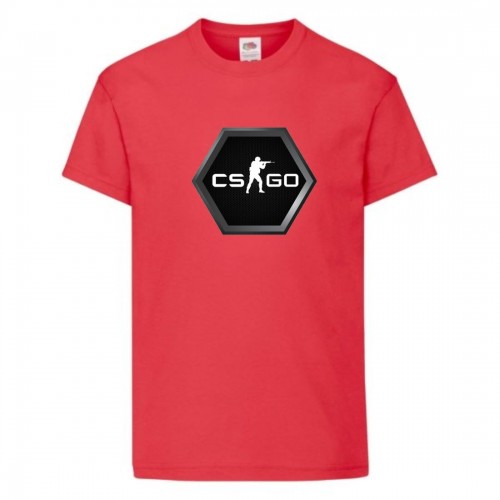 Футболка детская Контр Страйк 008 (CS GO) красная (CSG rd 008) 128 см Футболка детская Контр Страйк 008 (CS GO) красная (CSG rd 008) 128 см