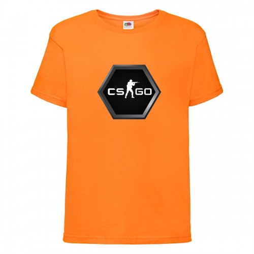 Футболка детская Контр Страйк 008 (CS GO) оранжевая (CSG orn 008) 116 см Футболка детская Контр Страйк 008 (CS GO) оранжевая (CSG orn 008) 116 см