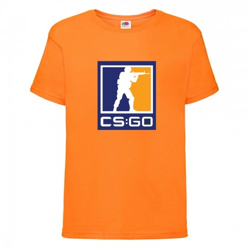 Футболка детская Контр Страйк 0013 (CS GO) оранжевая (CSG orn 0013) 152 см Футболка детская Контр Страйк 0013 (CS GO) оранжевая (CSG orn 0013) 152 см