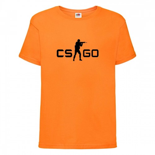 Футболка детская Контр Страйк 0014 (CS GO) оранжевая (CSG orn 0014) 128 см Футболка детская Контр Страйк 0014 (CS GO) оранжевая (CSG orn 0014) 128 см