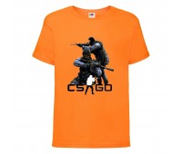 Футболка детская Контр Страйк 0018 (CS GO) оранжевая (CSG orn 0018) 116 см Футболка детская Контр Страйк 0018 (CS GO) оранжевая (CSG orn 0018) 116 см
