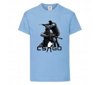Футболка детская Контр Страйк 0018 (CS GO) голубая (CSG lbl 0018) 116 см Футболка детская Контр Страйк 0018 (CS GO) голубая (CSG lbl 0018) 116 см