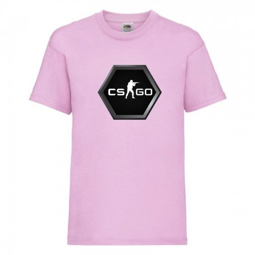 Футболка детская Контр Страйк 008 (CS GO) светлорозовая (CSG lpn 008) 140 см Футболка детская Контр Страйк 008 (CS GO) светлорозовая (CSG lpn 008) 140 см