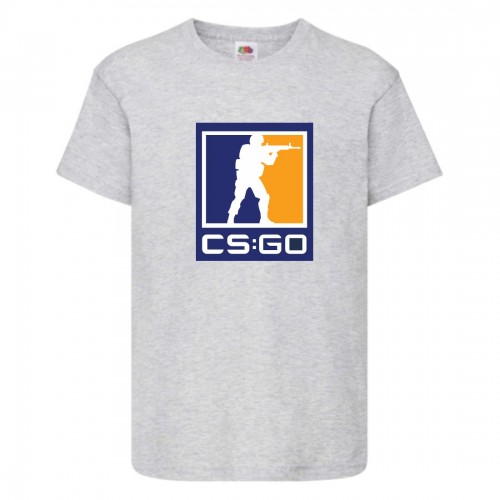 Футболка детская Контр Страйк 0013 (CS GO) серая (CSG gry 0013) 152 см Футболка детская Контр Страйк 0013 (CS GO) серая (CSG gry 0013) 152 см