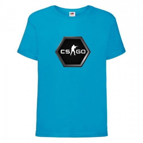 Футболка детская Контр Страйк 008 (CS GO) синяя (CSG blu 008) 152 см Футболка детская Контр Страйк 008 (CS GO) синяя (CSG blu 008) 152 см