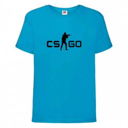 Футболка детская Контр Страйк 0014 (CS GO) синяя (CSG blu 0014) 152 см Футболка детская Контр Страйк 0014 (CS GO) синяя (CSG blu 0014) 152 см