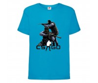 Футболка детская Контр Страйк 0018 (CS GO) синяя (CSG blu 0018) 116 см Футболка детская Контр Страйк 0018 (CS GO) синяя (CSG blu 0018) 116 см