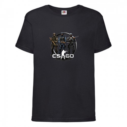 Футболка детская Контр Страйк 004 (CS GO) черная (CSG blc 004) 152 см Футболка детская Контр Страйк 004 (CS GO) черная (CSG blc 004) 152 см