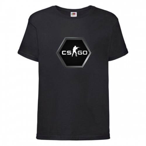 Футболка детская Контр Страйк 008 (CS GO) черная (CSG blc 008) 128 см Футболка детская Контр Страйк 008 (CS GO) черная (CSG blc 008) 128 см