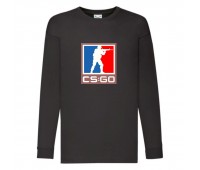 Лонгслив реглан Контр Страйк 005 (CS GO) черный (CSG blc 005) 116 см