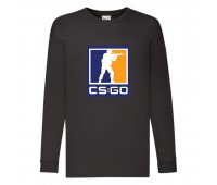 Лонгслив реглан Контр Страйк 0013 (CS GO) черный (CSG blc 0013) 116 см